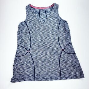 Athleta heathered workout running tank M